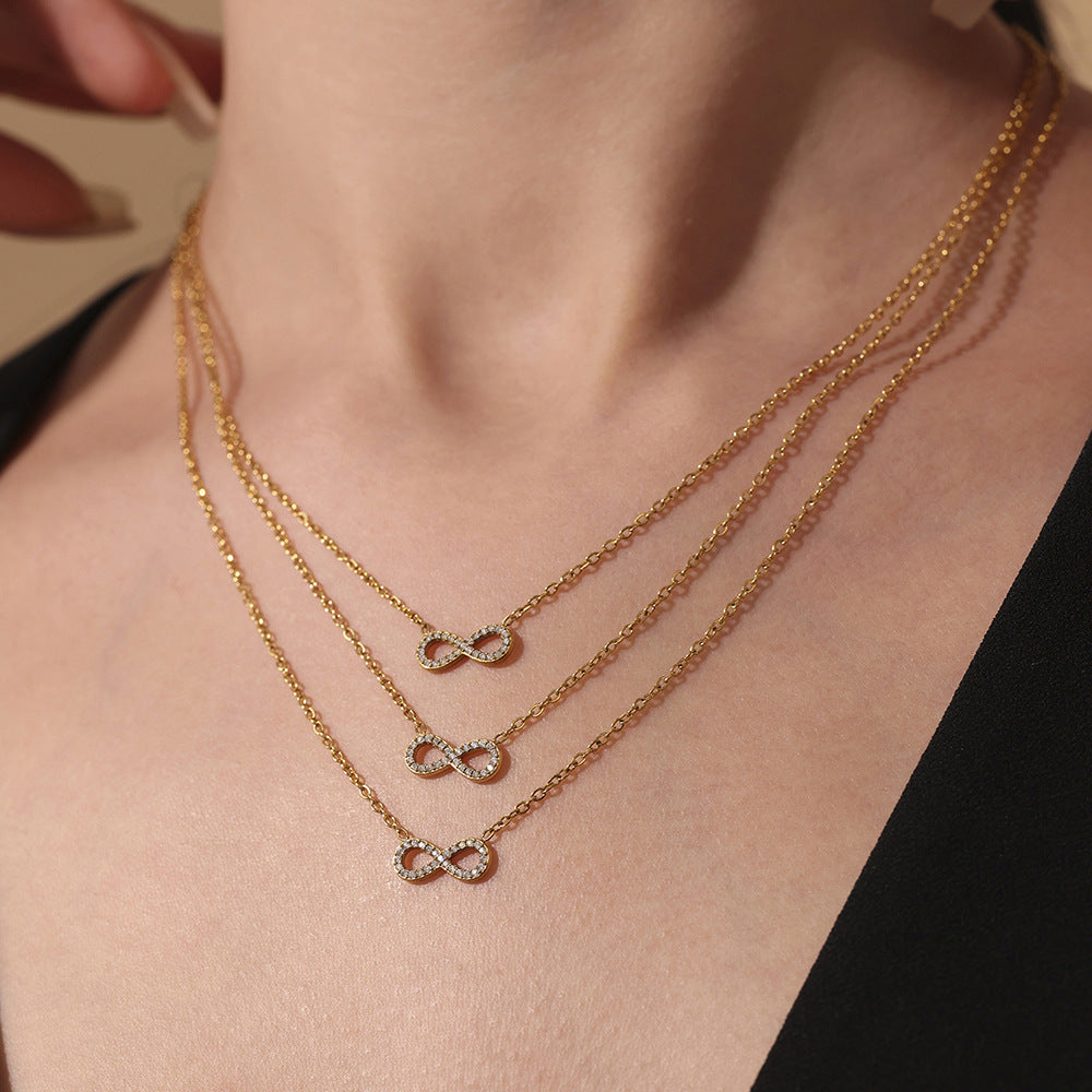 Eternity Loop Necklace - Moonix