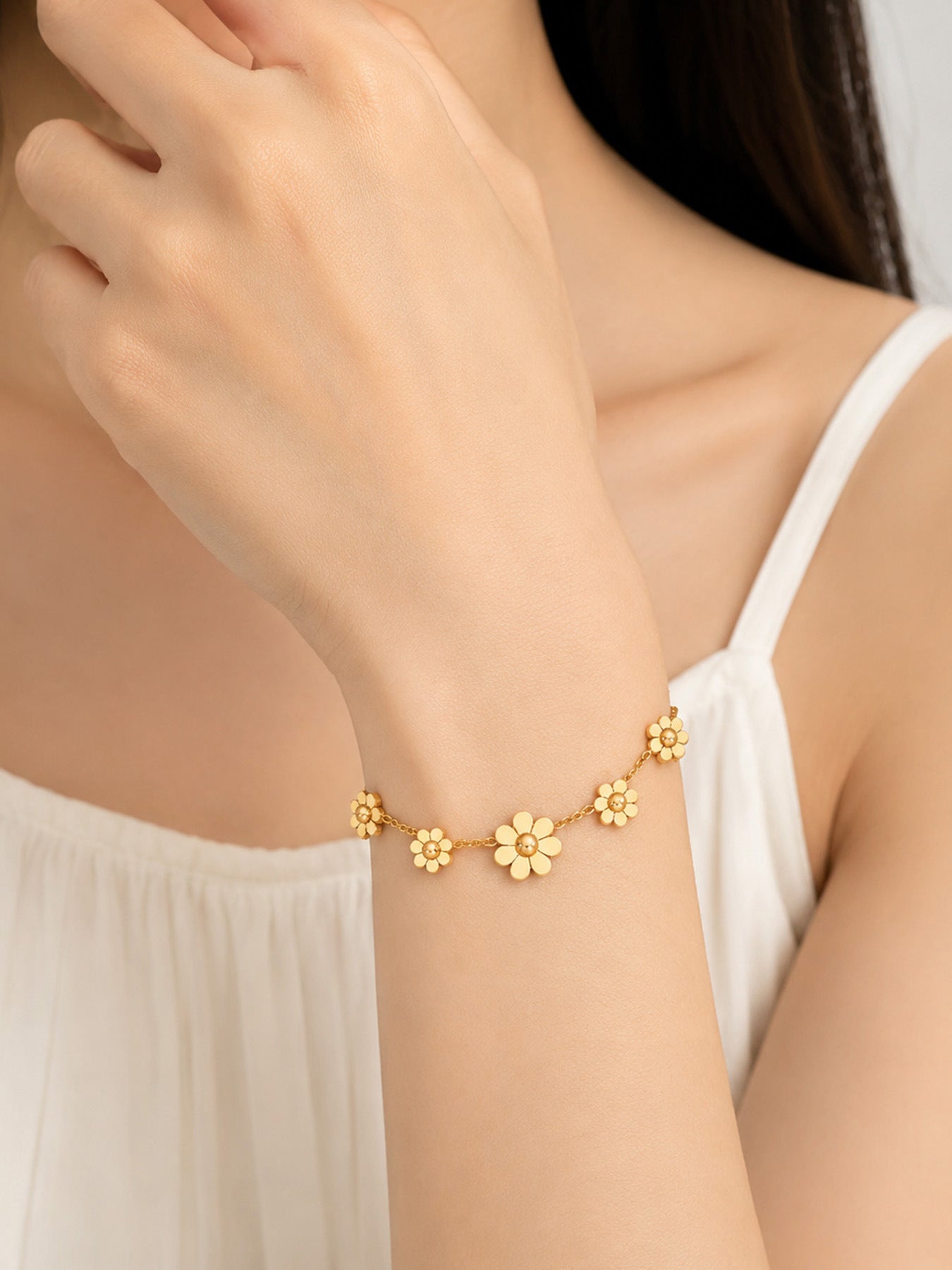 Floral Whisper Bracelet - Moonix