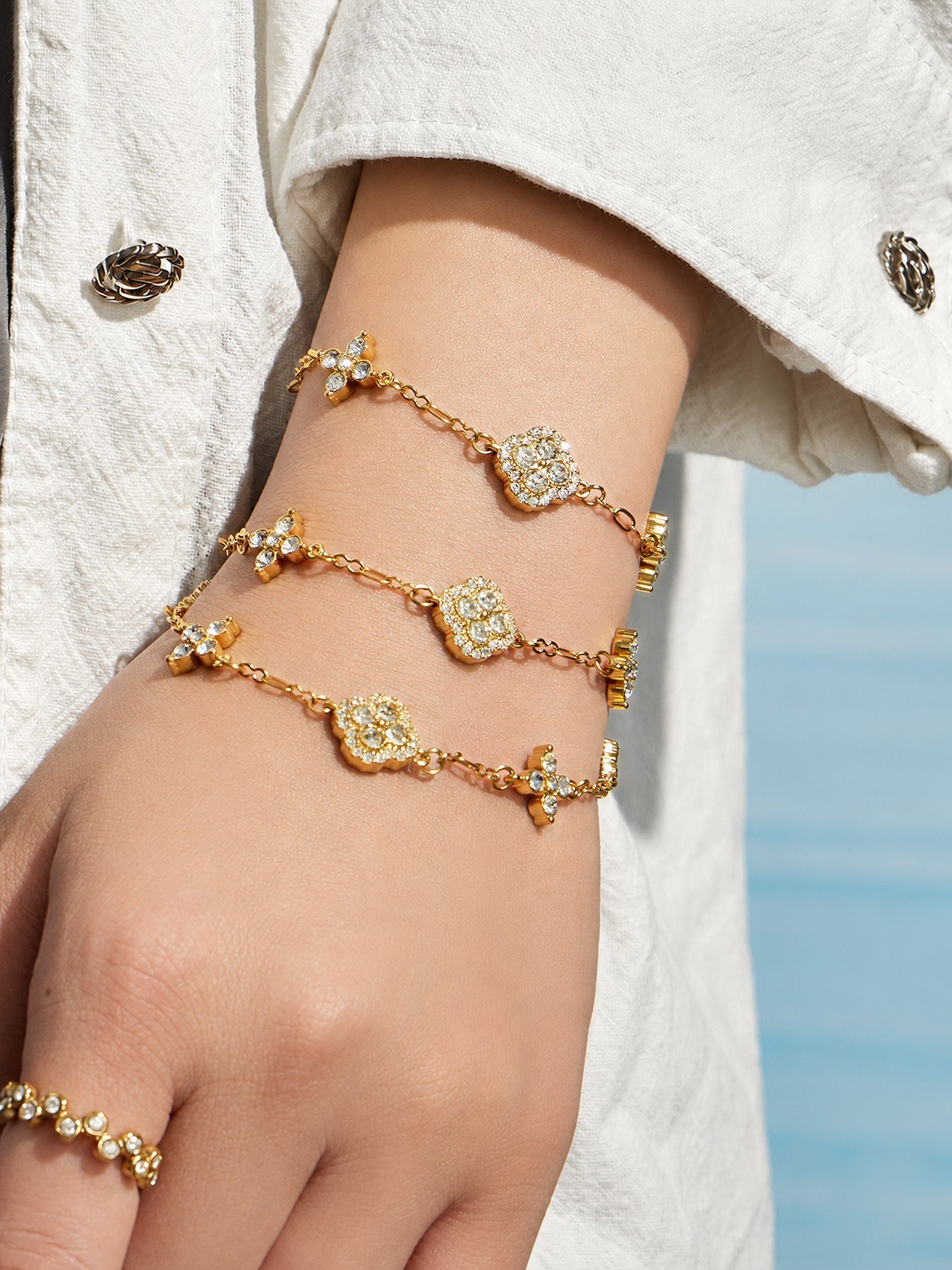 Fortune Clover Bracelet - Moonix