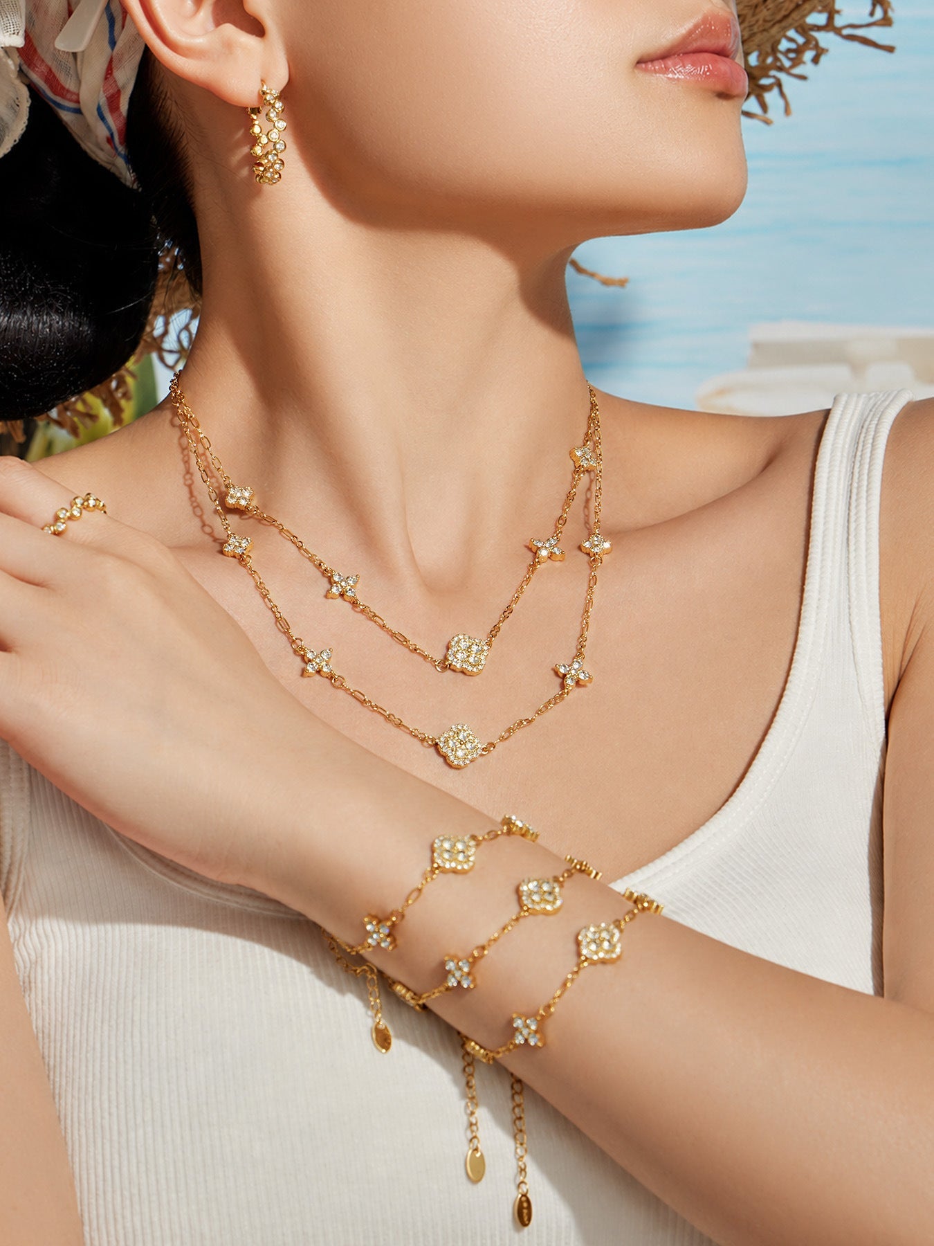 Fortune Clover Bracelet - Moonix