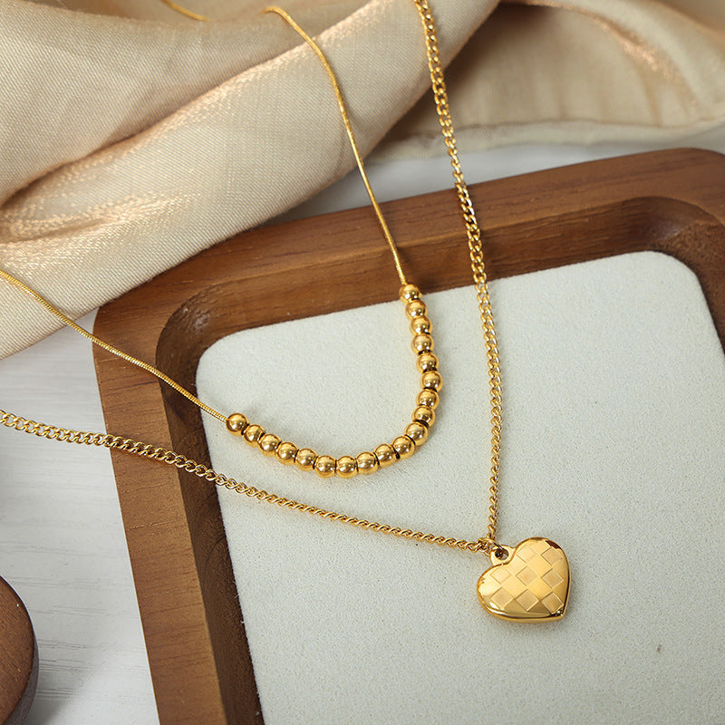 Lattice Heart Necklace - Moonix