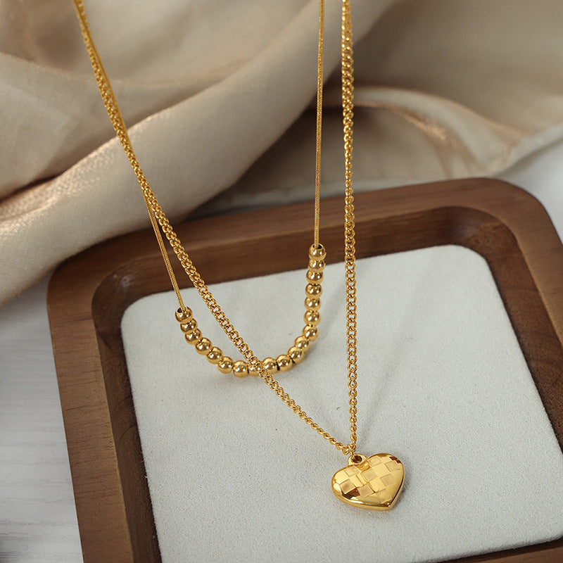 Lattice Heart Necklace - Moonix