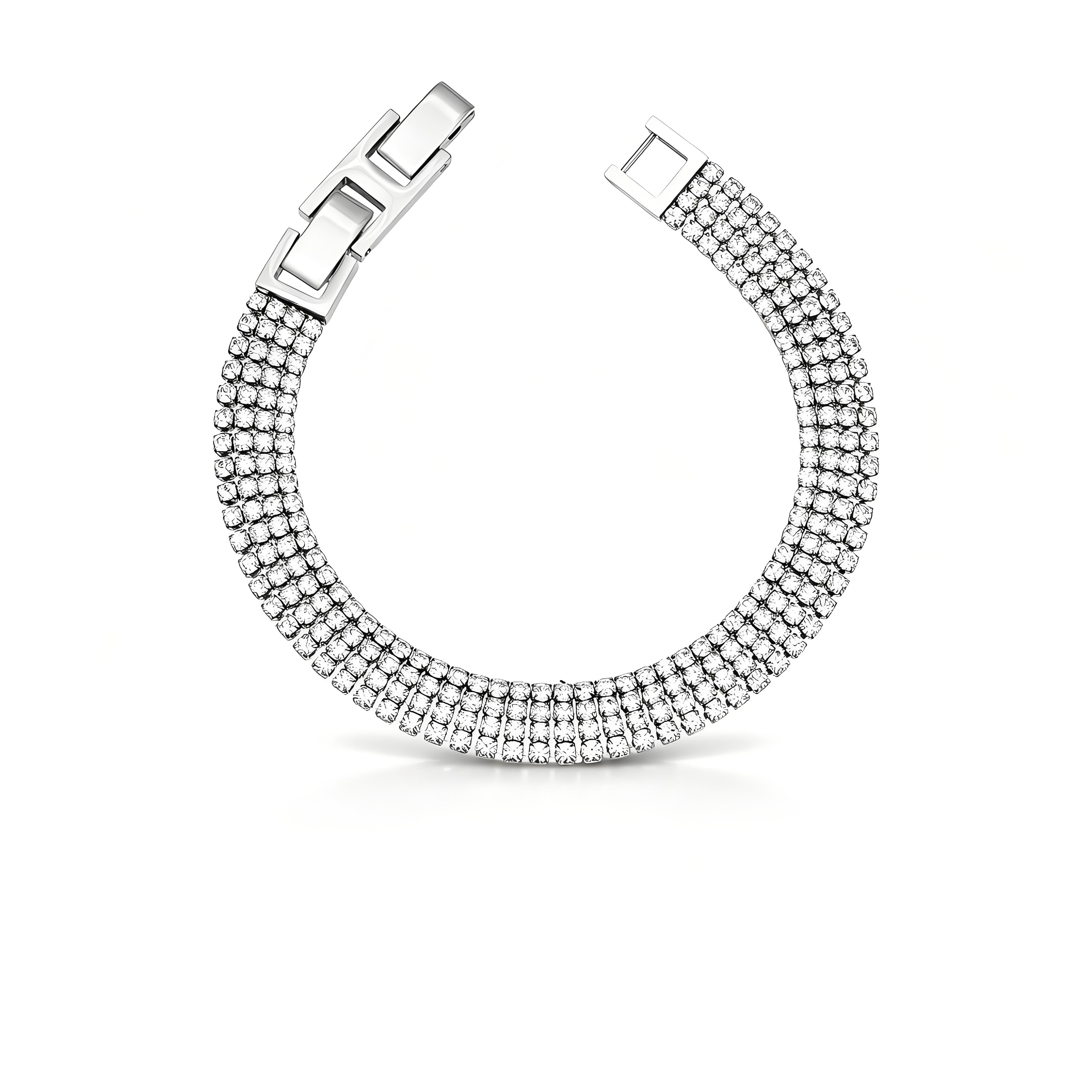 Lumina Tennis Bracelet (Wide) - Moonix