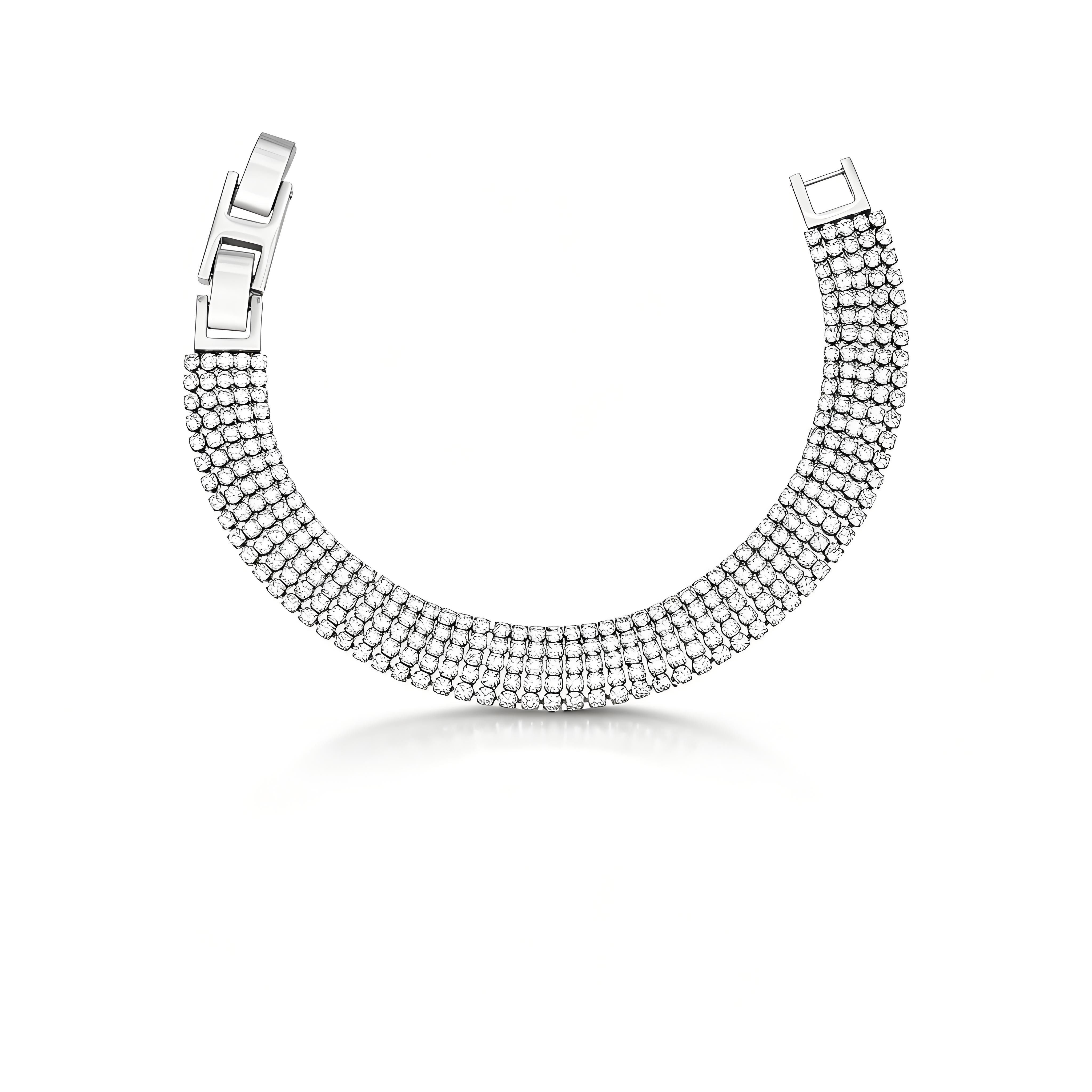 Lumina Tennis Bracelet (Wide) - Moonix