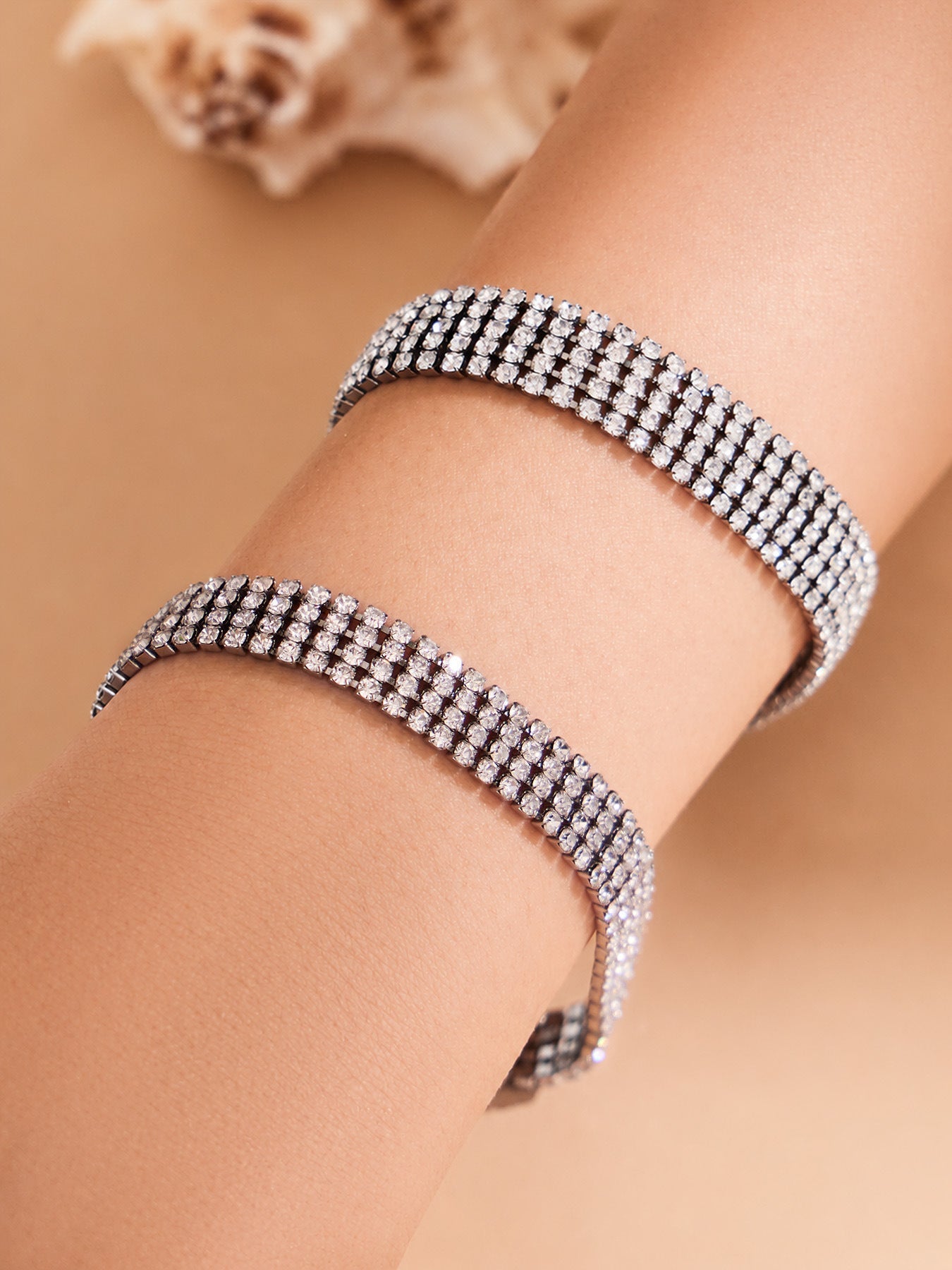 Lumina Tennis Bracelet (Wide) - Moonix