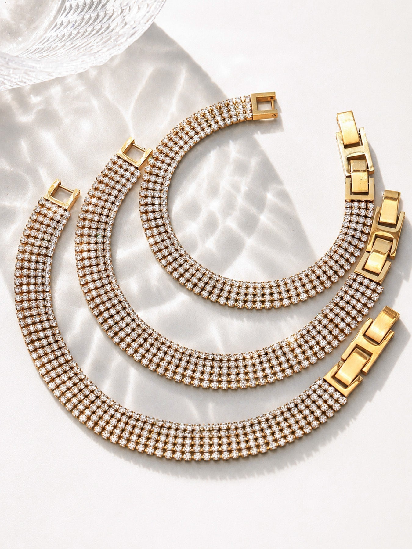 Lumina Tennis Bracelet (Wide) - Moonix