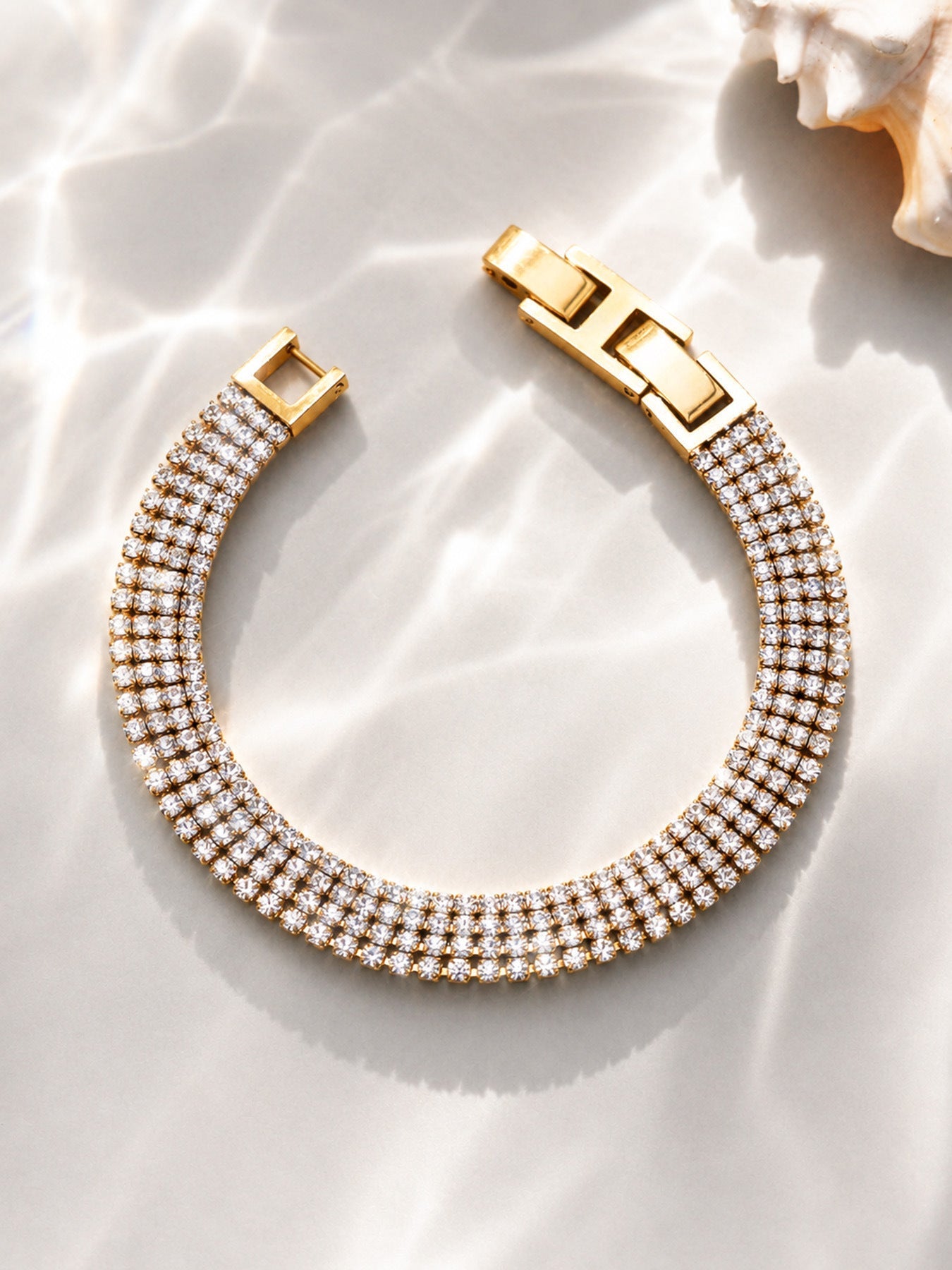Lumina Tennis Bracelet (Wide) - Moonix