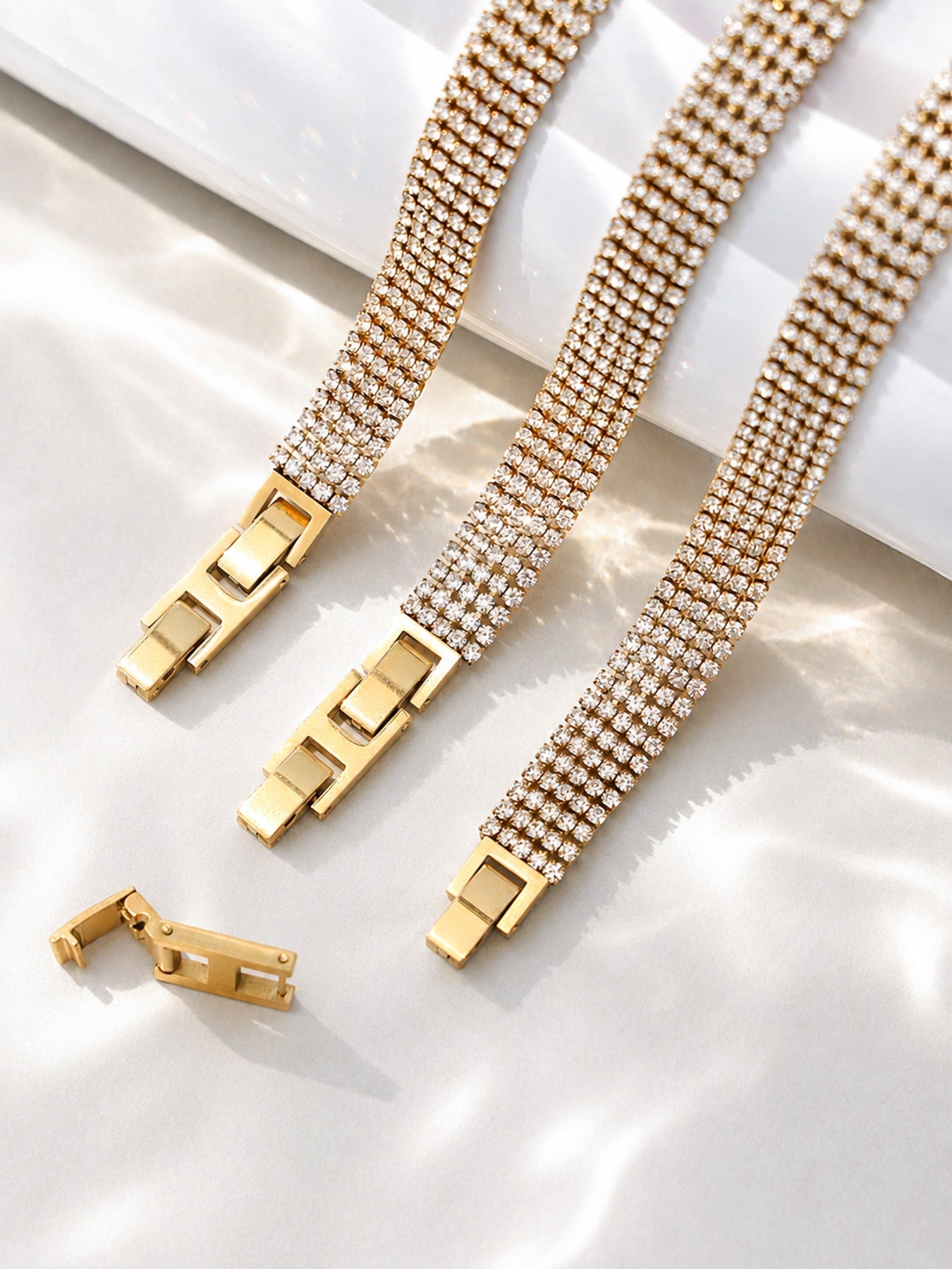 Lumina Tennis Bracelet (Wide) - Moonix