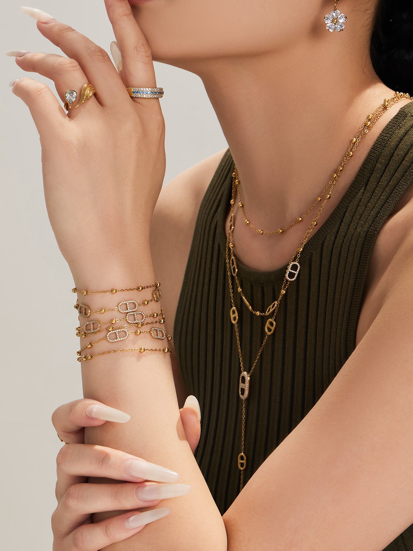 Luminal Art Y-Chain Necklace - Moonix