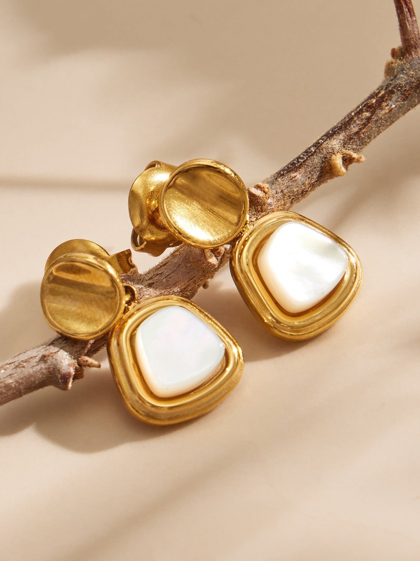 Lustre Pearl Drop Earrings - Moonix