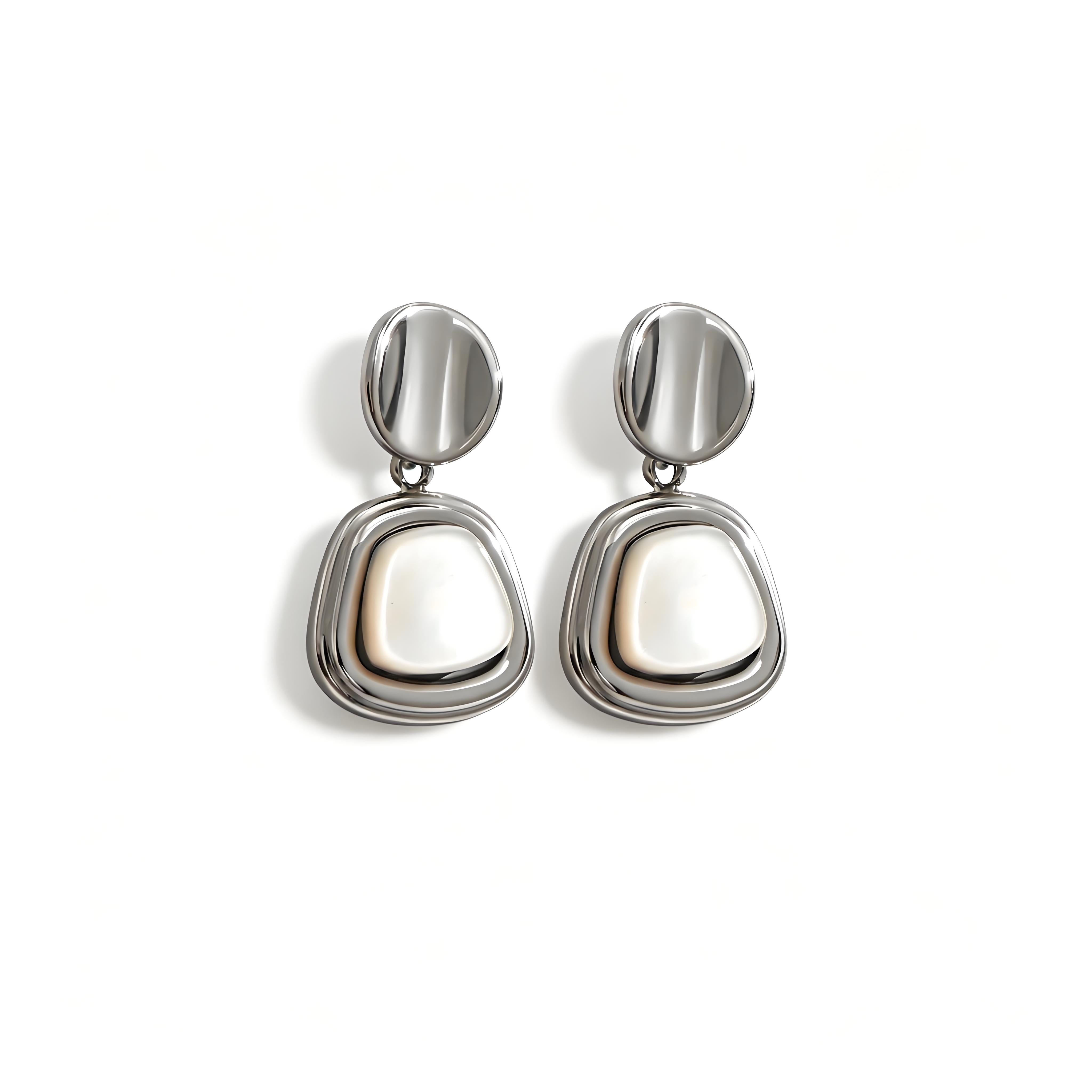 Lustre Pearl Drop Earrings - Moonix