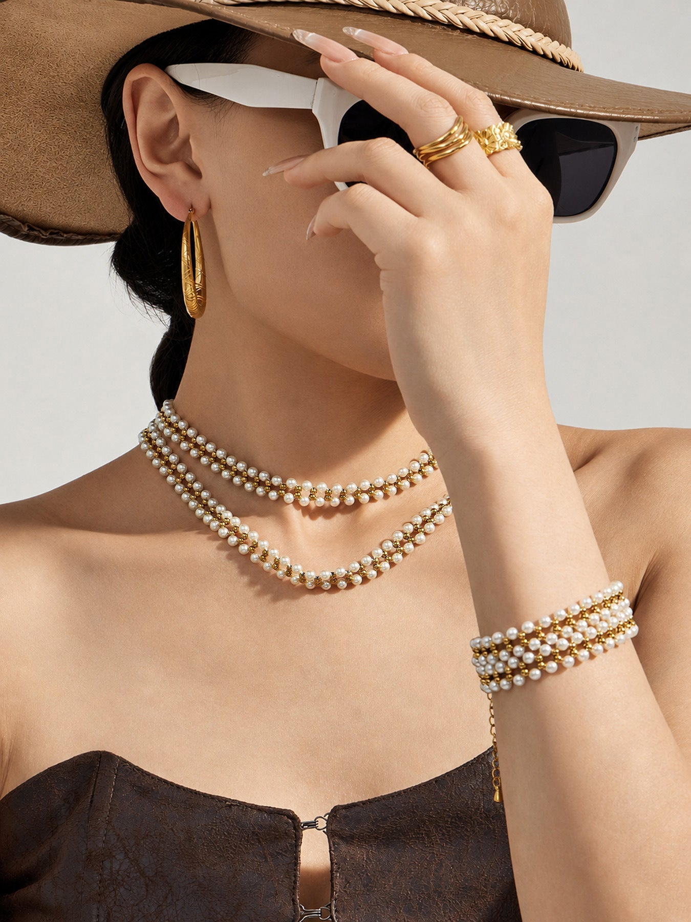 Lustre Pearl Bracelet - Moonix