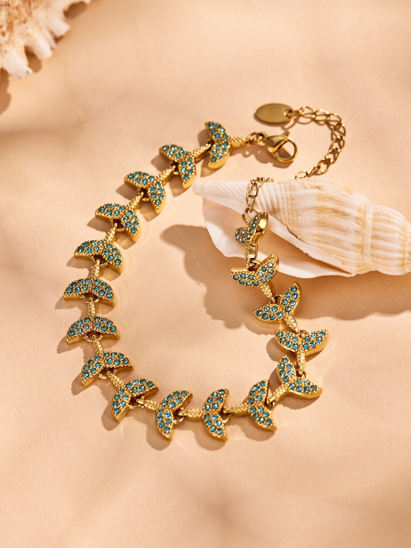 Mermaid Fin Chain Bracelet - Moonix