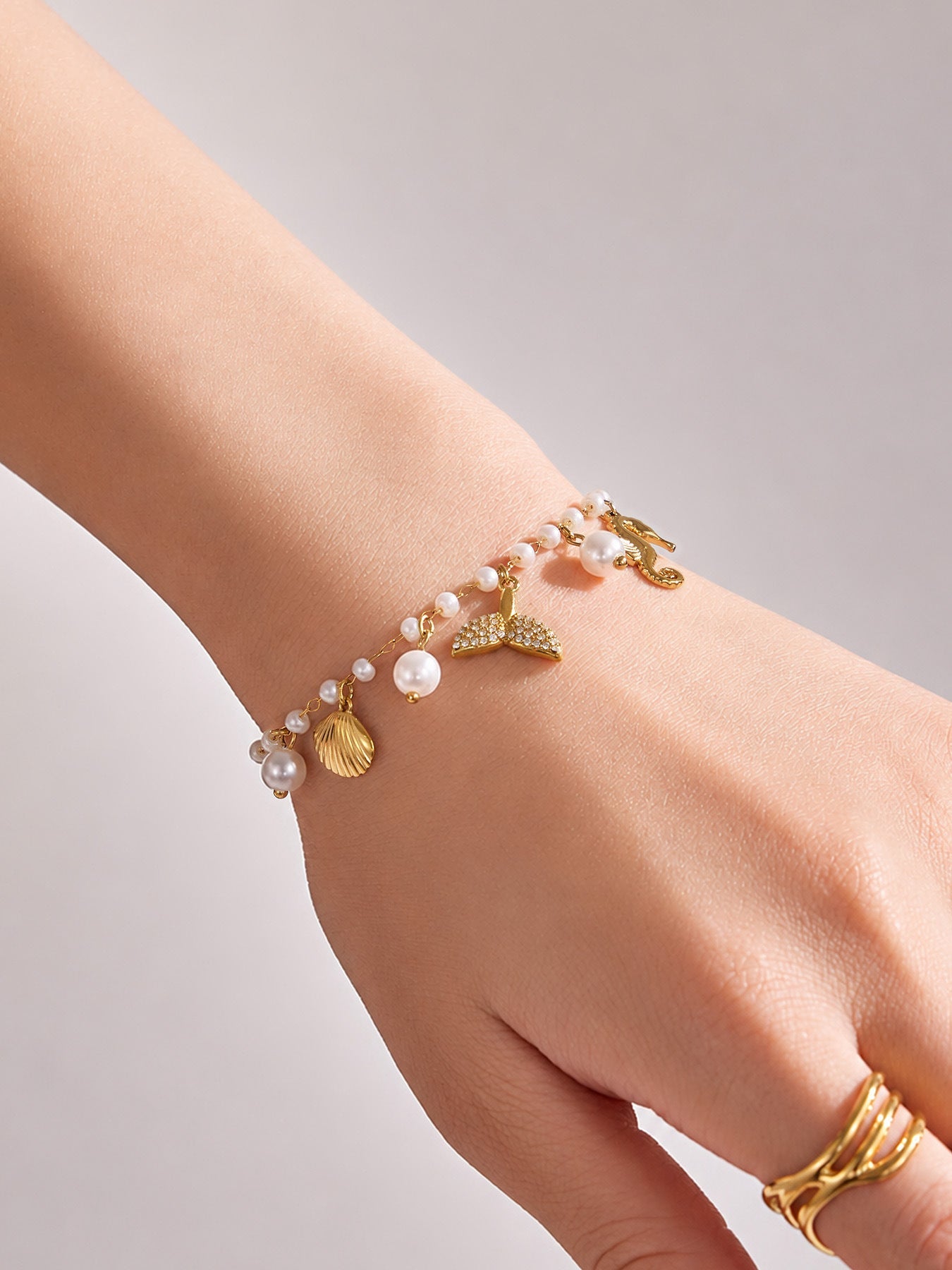 Mermaid Fin Chain Bracelet - Moonix