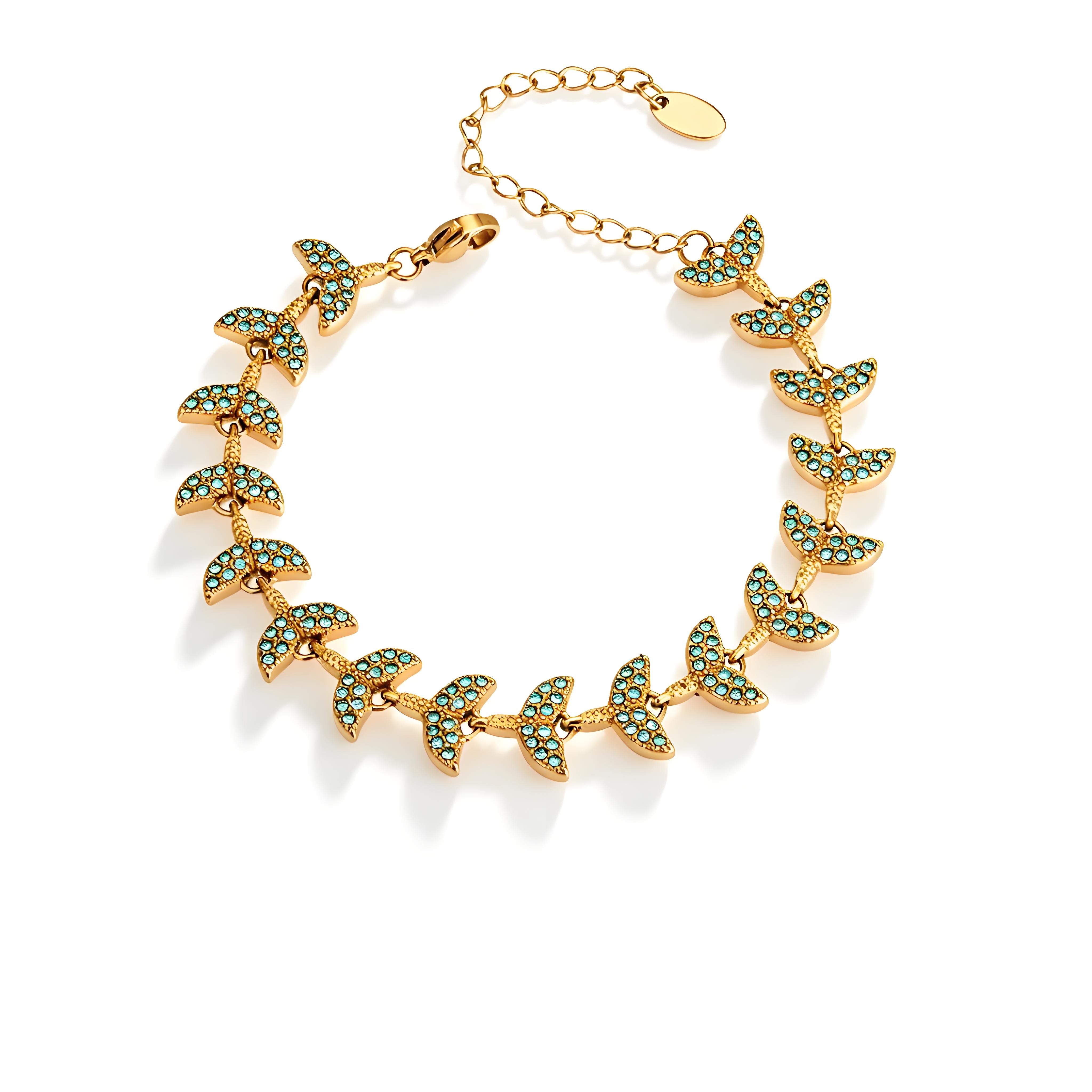 Mermaid Fin Chain Bracelet - Moonix