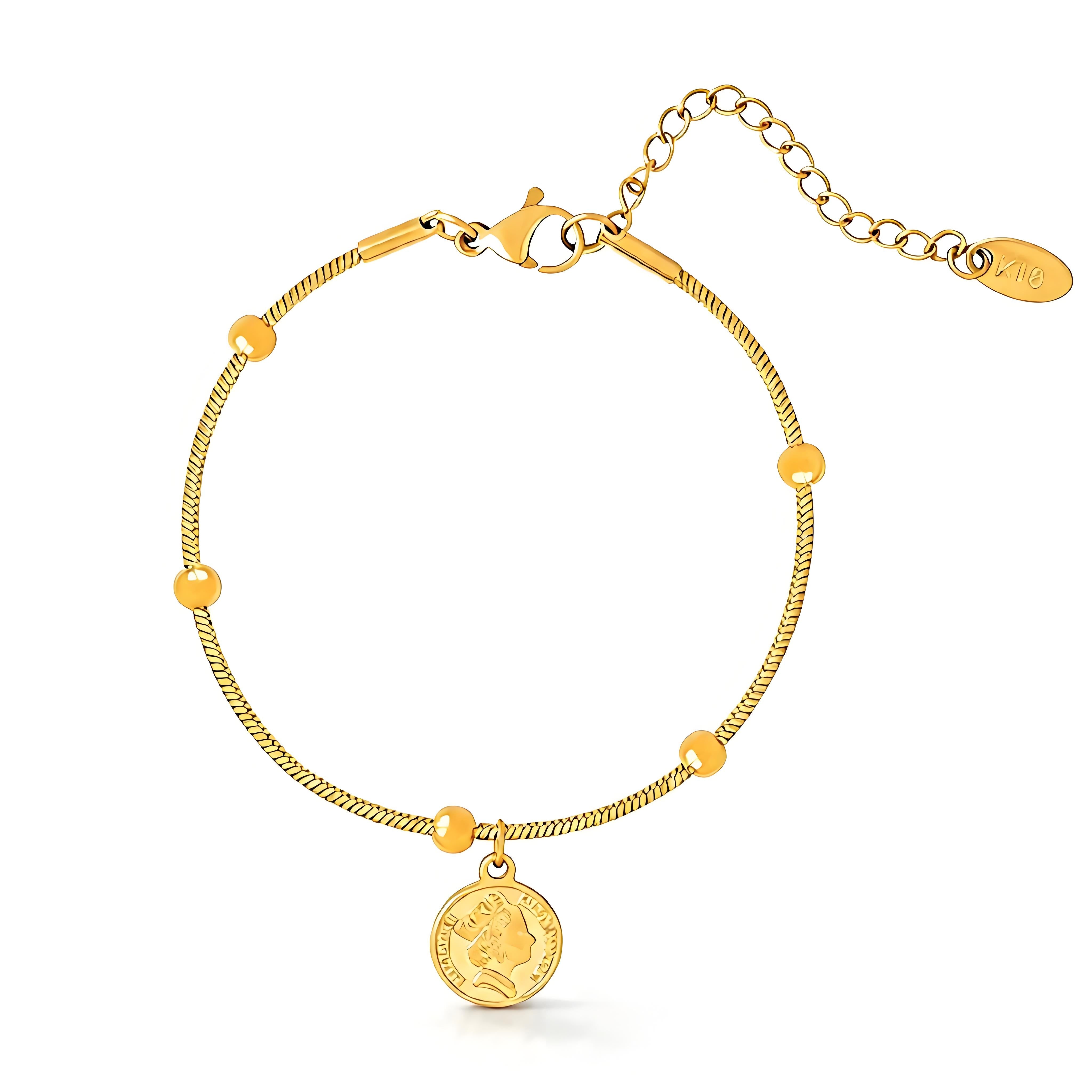 Monarch Coin Bracelet - Moonix