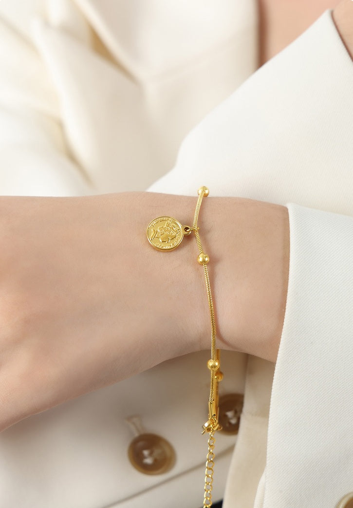 Monarch Coin Bracelet - Moonix