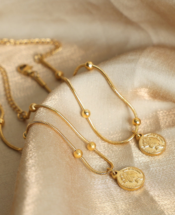 Monarch Coin Bracelet - Moonix