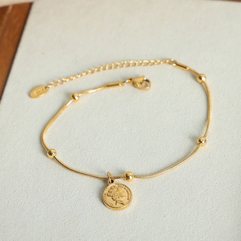 Monarch Coin Bracelet - Moonix