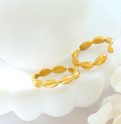 Oval Link Open Ring - Moonix