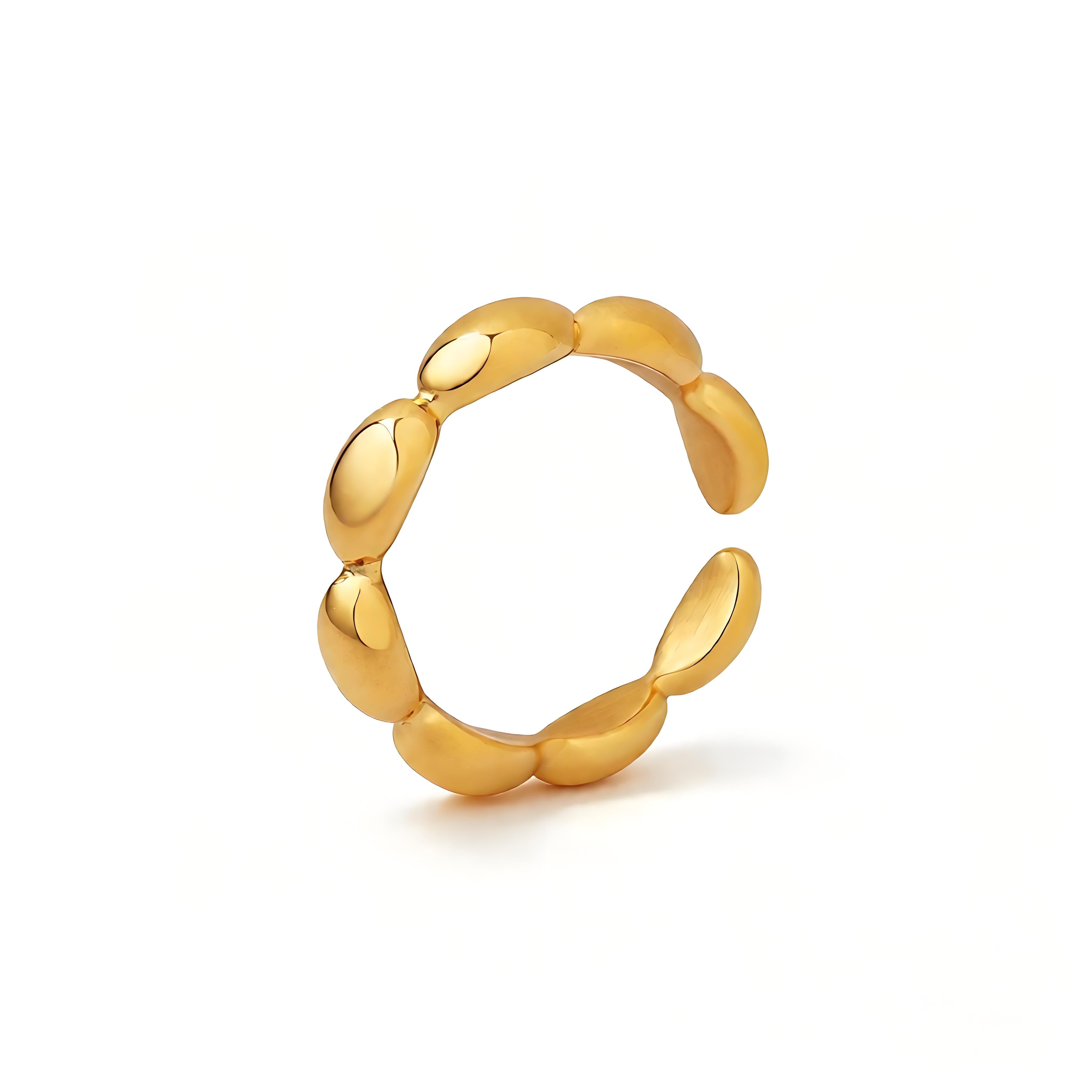 Oval Link Open Ring - Moonix