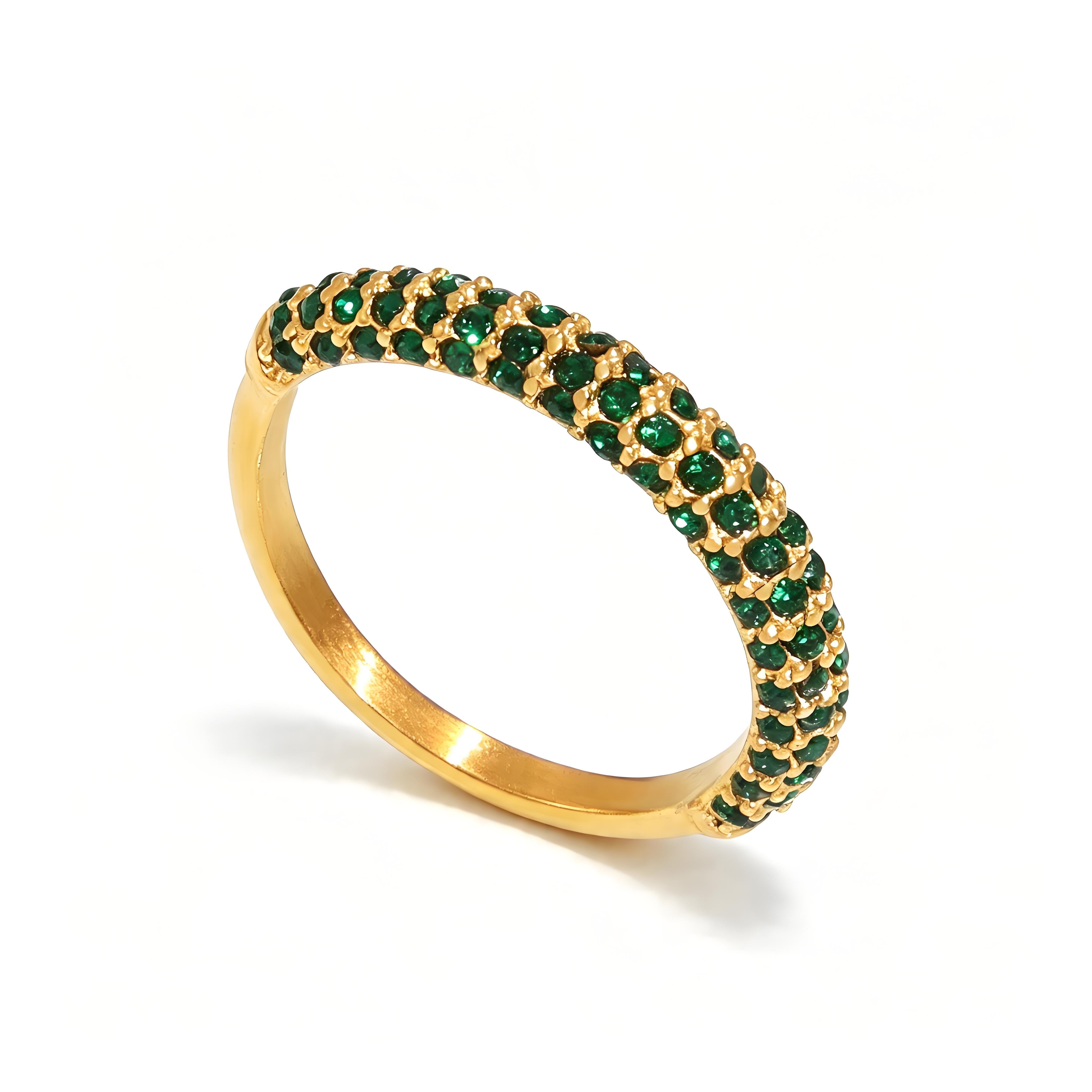 Pavé Stacking Pearl Ring - Moonix