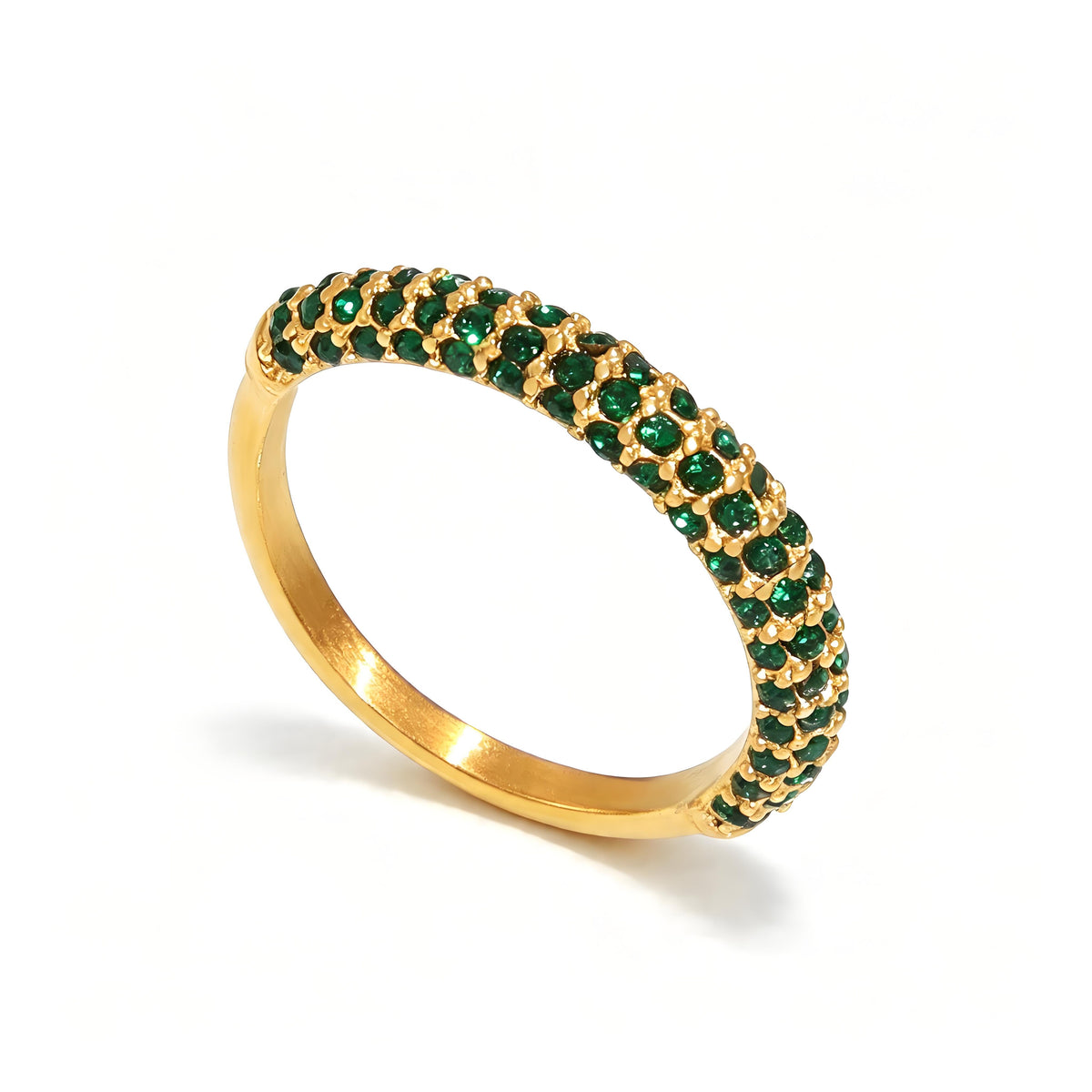 Pavé Stacking Pearl Ring - Moonix