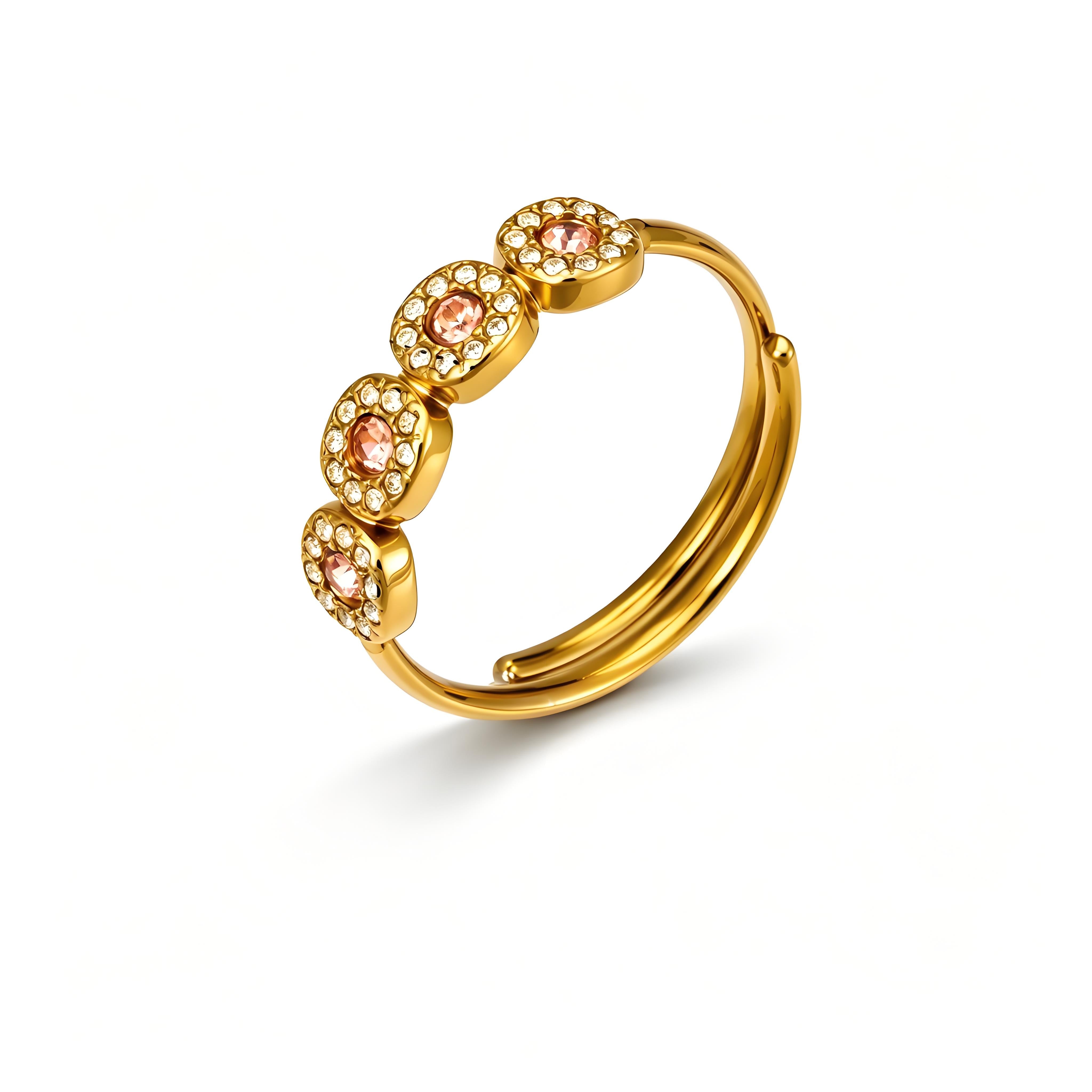 Petite Halo CZ Ring - Moonix