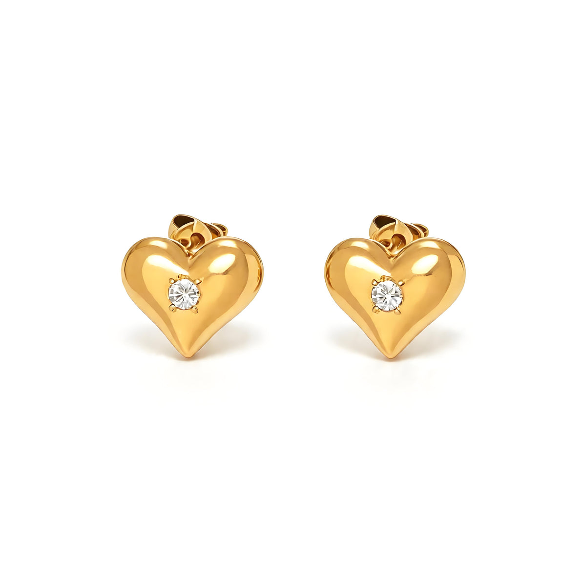 Puffy Heart Earring - Moonix