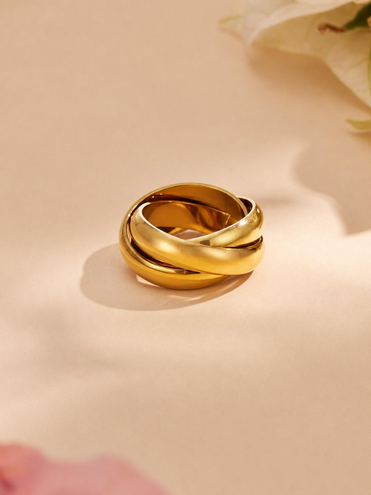 Smooth Triple Band Ring - Moonix