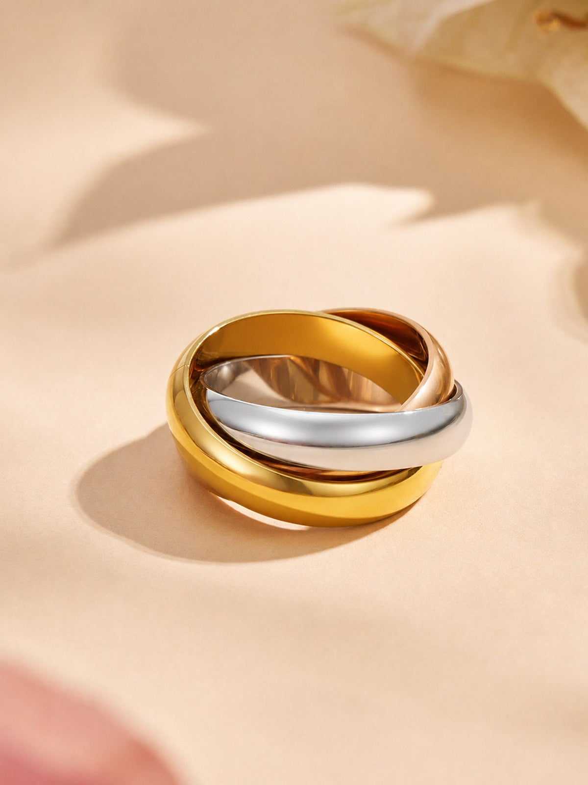 Smooth Triple Band Ring - Moonix