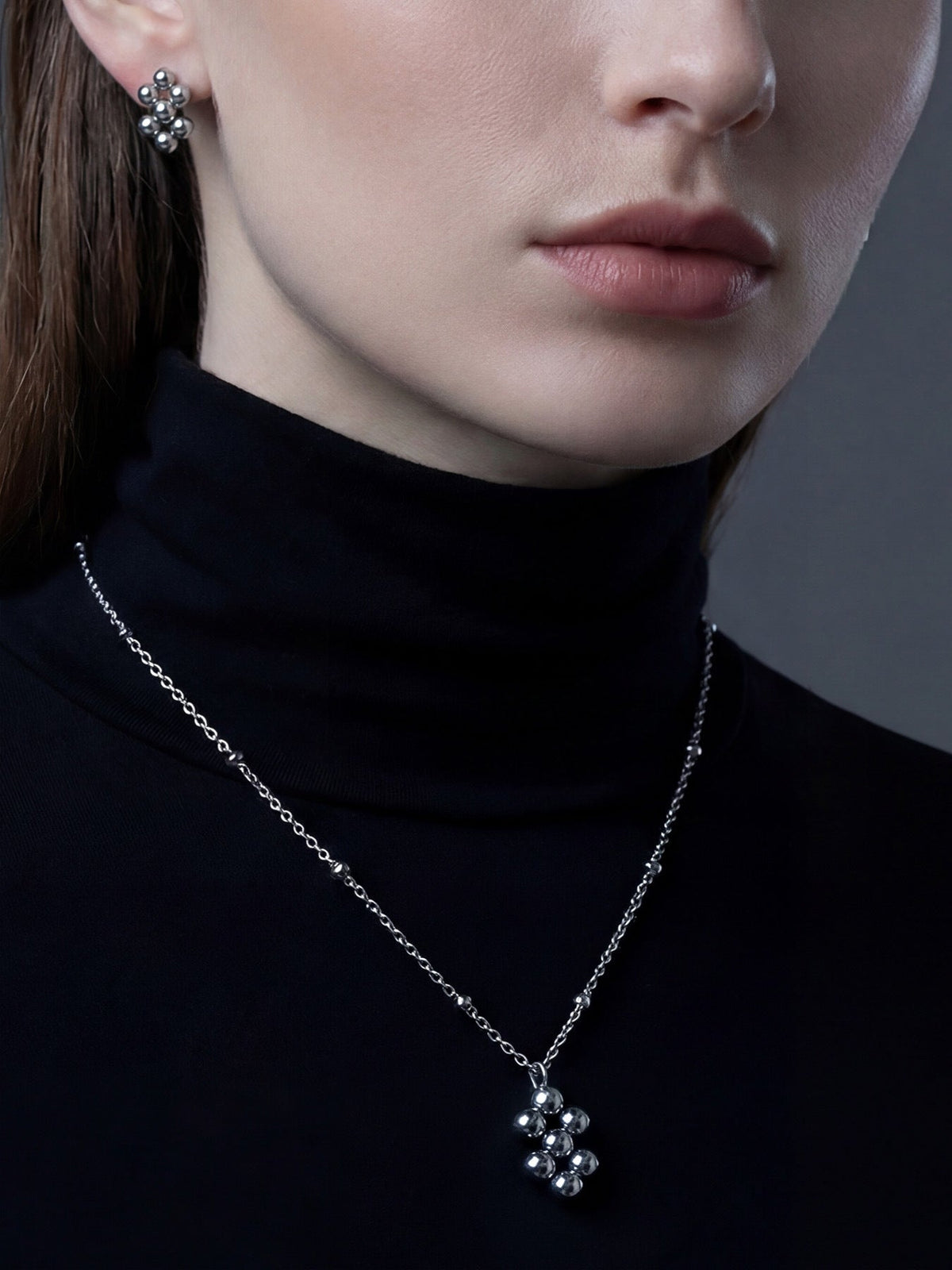 Sphere Cluster Earring - Moonix