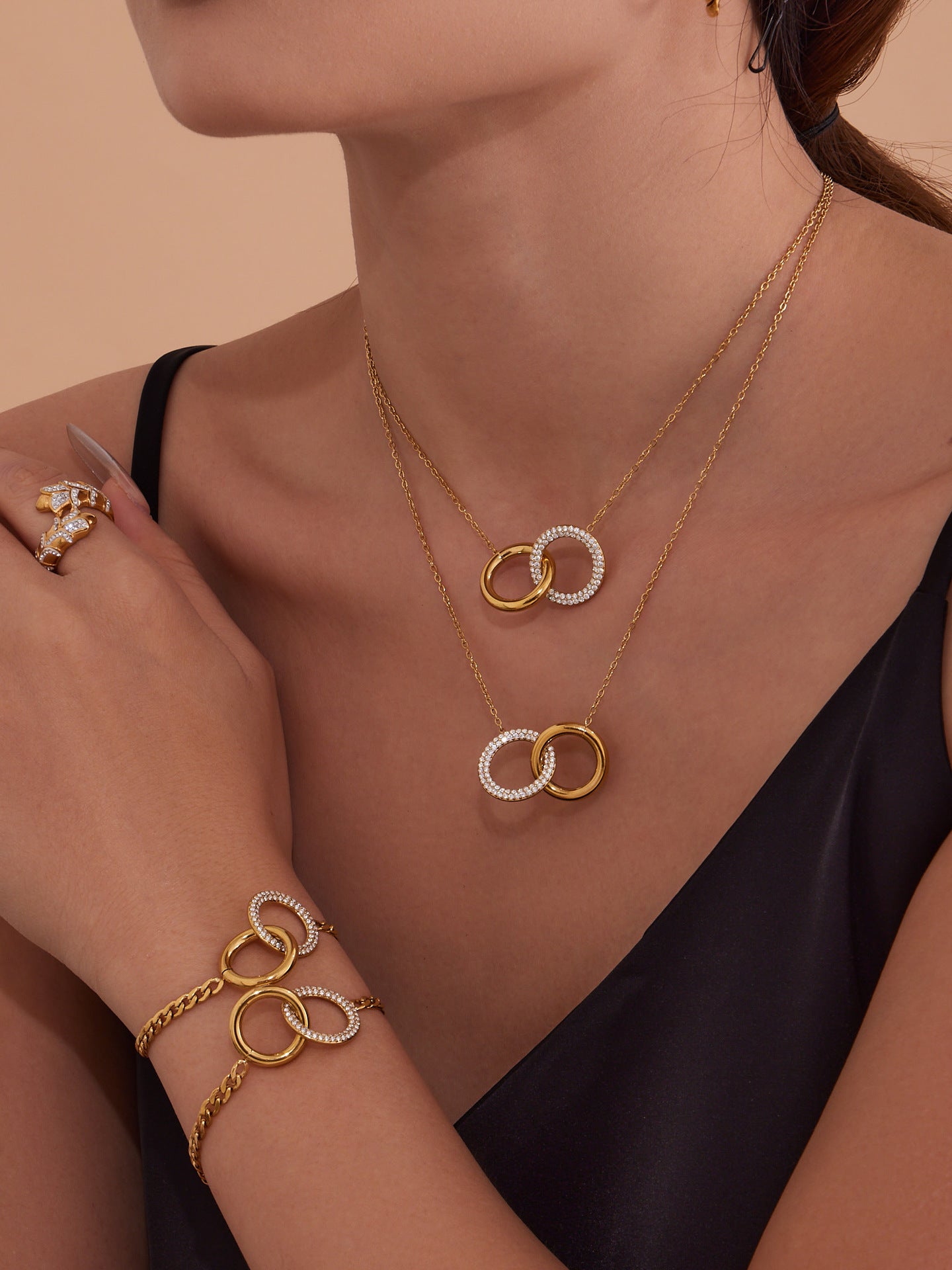 Twin Link Bracelet - Moonix