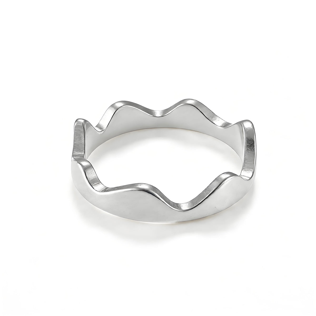 Wavy Crown Ring - Moonix