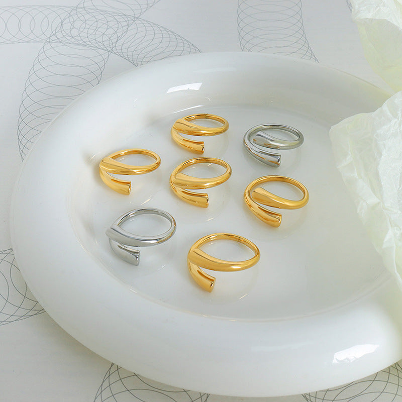 Wrap Open Band Ring - Moonix