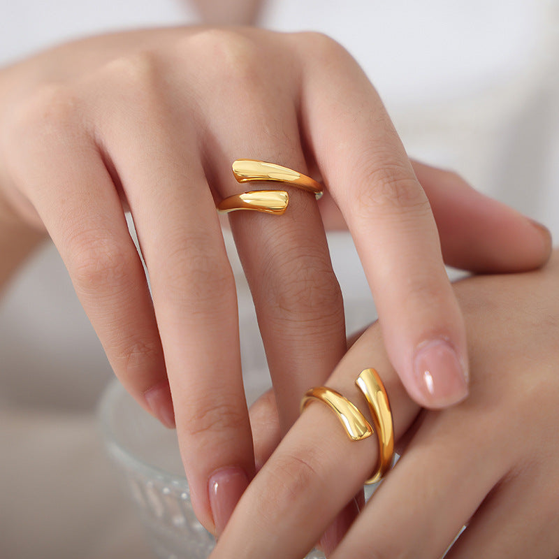 Wrap Open Band Ring - Moonix