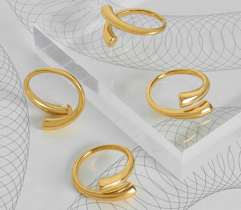 Wrap Open Band Ring - Moonix